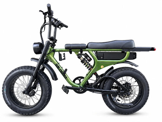 Front Child Seat & Foot Pegs for Alpha-Style eBikes Sun Chaser Ebikes