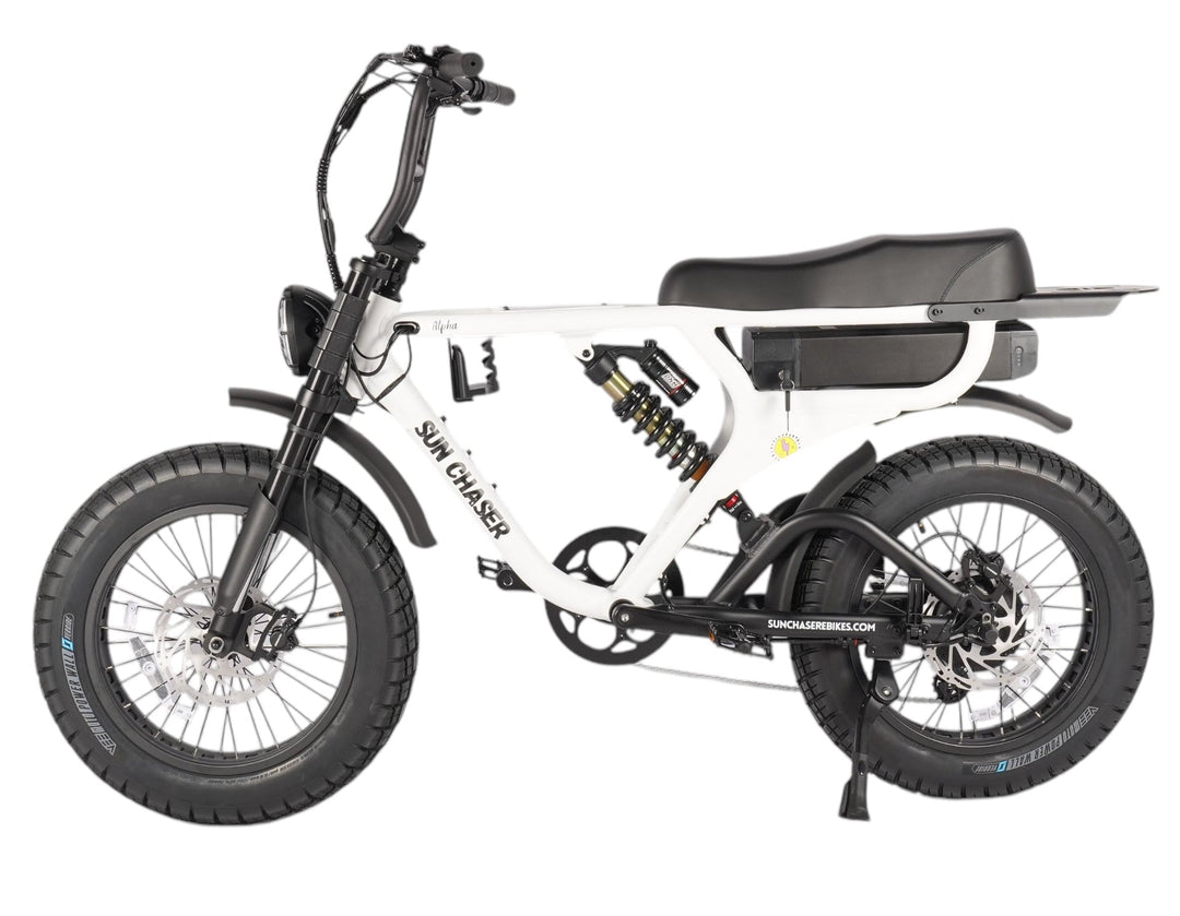 Alpha V2 Fat Tyre eBike | Practical Family Electric Bike with Long Range & Puncture-Resistant Tires Sun Chaser Ebikes