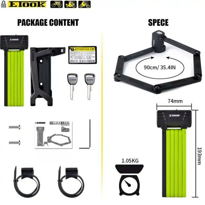 ETook Folding Lock | ET490L