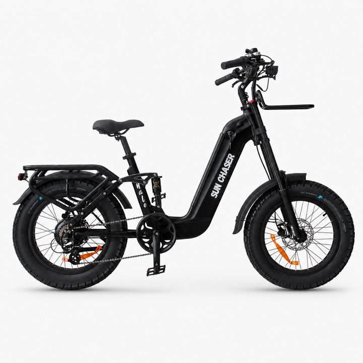 Sun Chaser Halo Step Through Fat Tyre Electric Bike Sun Chaser