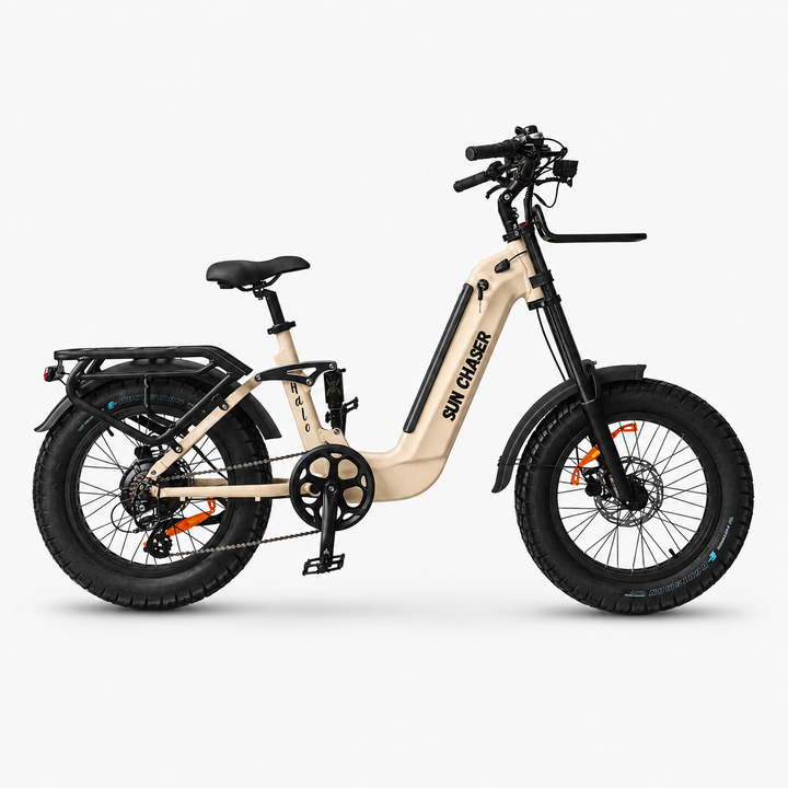 Sun Chaser Halo Step Through Fat Tyre Electric Bike Sun Chaser
