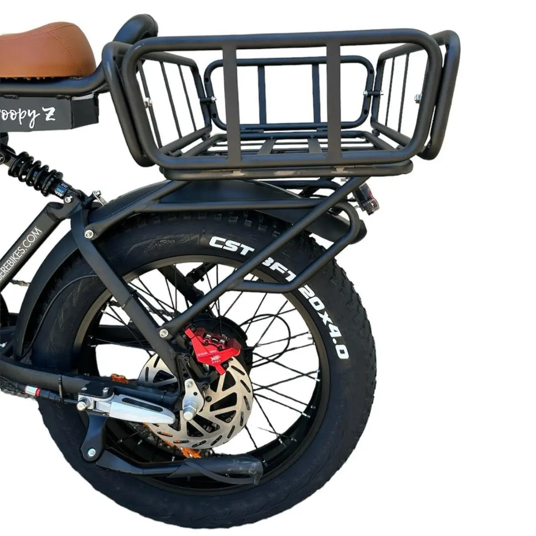 Cargo Rear Folding Bike Basket Heavy Duty Sun Chaser Ebikes Rear