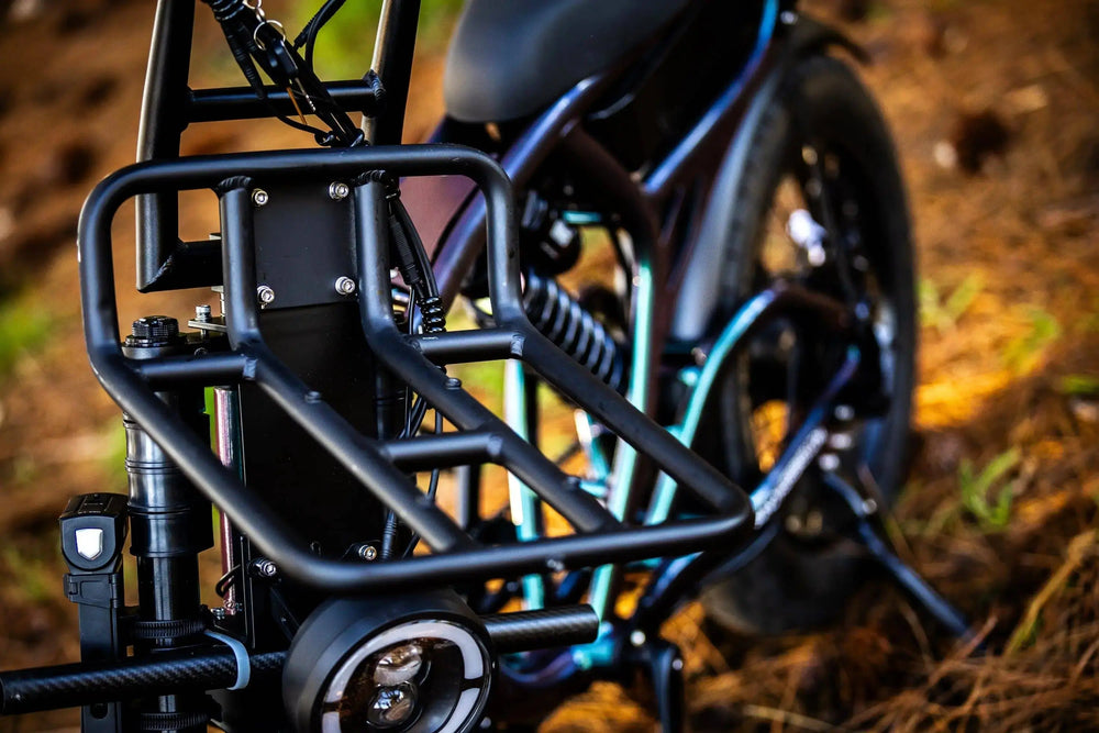 eBike front cargo plate carrying bags and gear Gold Coast