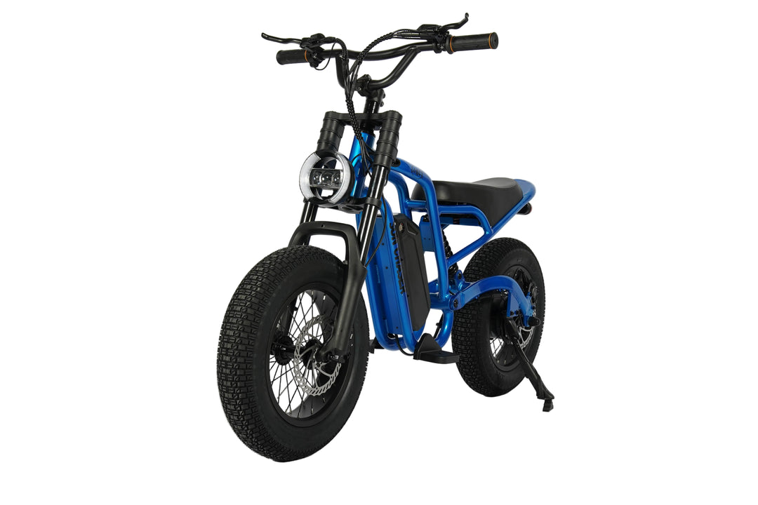 Blue electric bike in gold coast