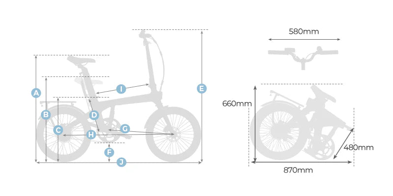 ADO Air Carbon Pro Ultra-Light Foldable eBike Sun Chaser Ebikes