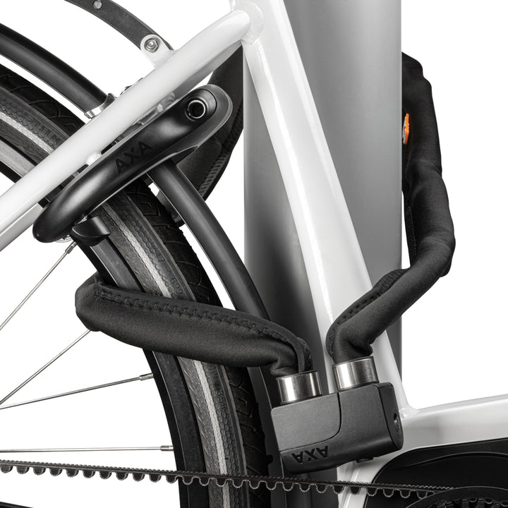 AXA Foldable 8-130 locked around a fixed object