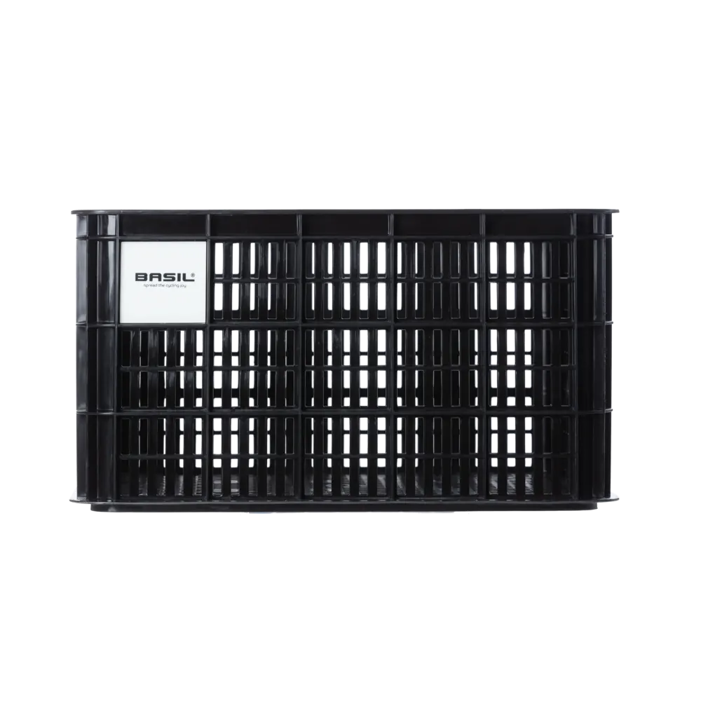 Basil Bicycle Crate Large 40L Black - Black detail