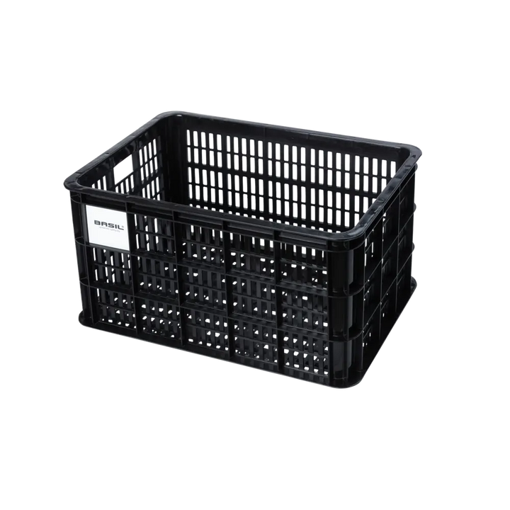 Basil Bicycle Crate Large 40L Black - Black