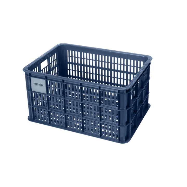 Basil Bicycle Crate Large 40L Black - Bluestone
