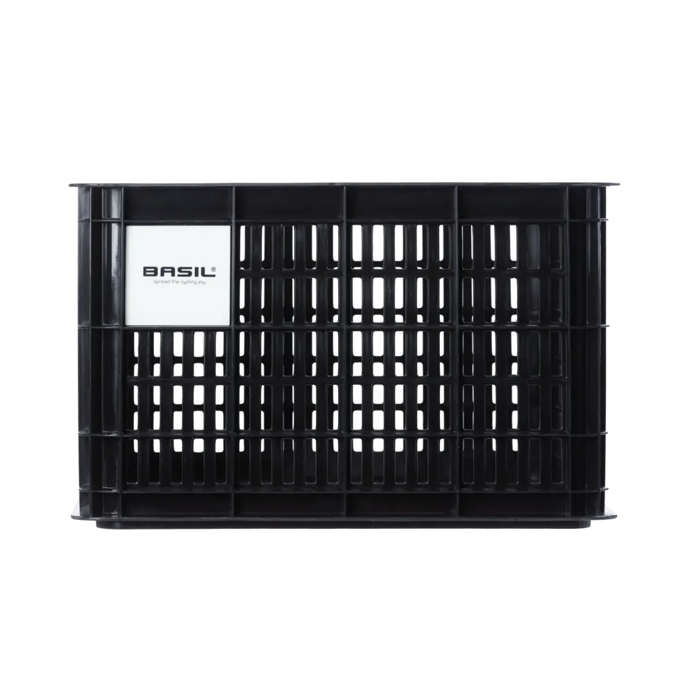 Basil Bicycle Crate Medium 29.5L Black - Black detail