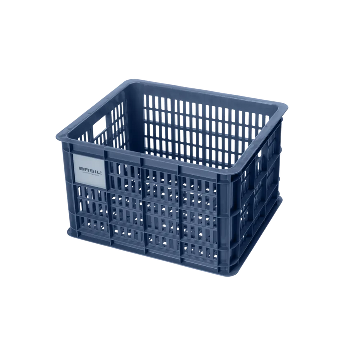 Basil Bicycle Crate Medium 29.5L Black - Bluestone