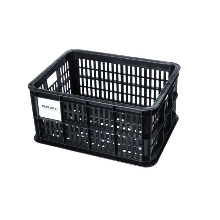 Basil Bicycle Crate Small 17.5L Black - Black