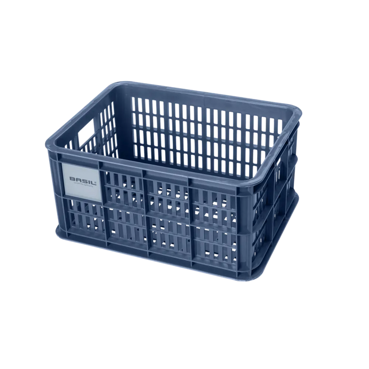 Basil Bicycle Crate Small 17.5L Black - Bluestone