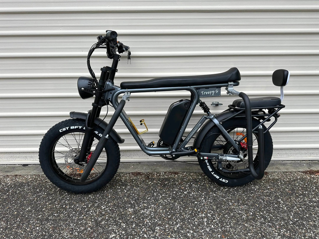 surf rack for electric bike carrying longboard Gold Coast