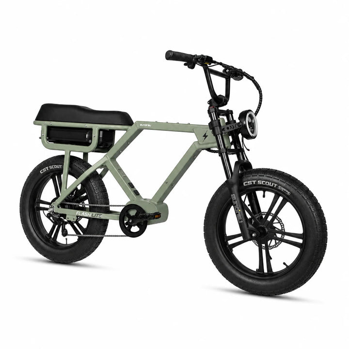 EUNORAU Flash Lite 2.0 Long-Range Fat Tire eBike Sun Chaser Ebikes