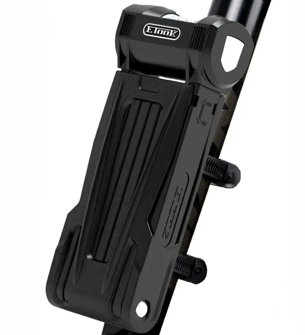 compact foldable bike lock design for easy eBike storage
