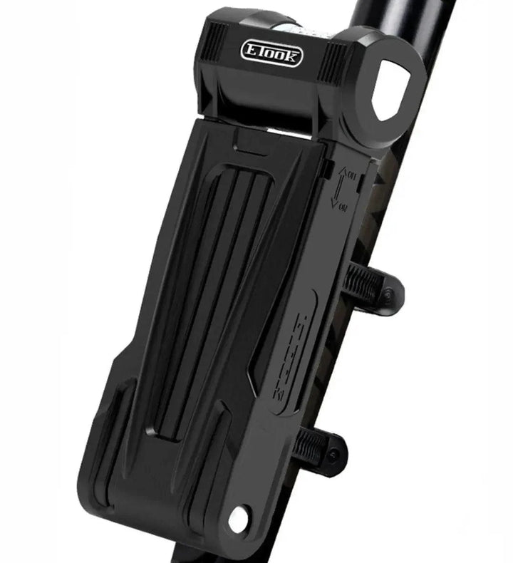 compact foldable bike lock design for easy eBike storage