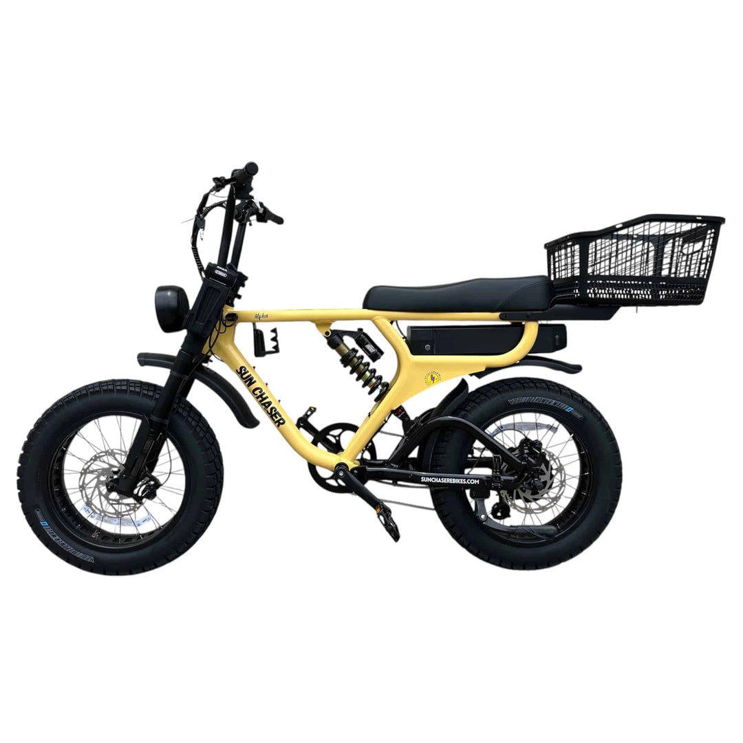 LCD display with password lock on Alpha V2 electric bike