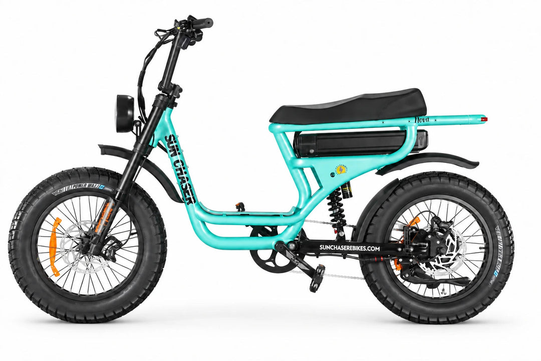 Sun Chaser Nova V3 Step-Through Fat Tyre Electric Bike Sun Chaser Ebikes