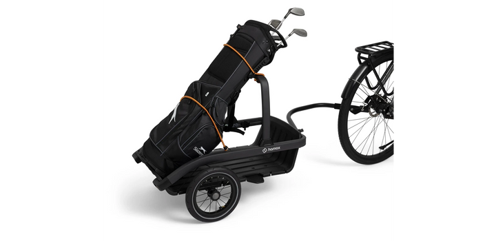Hamax Venture Cargo trailer attached to a bike for everyday carrying