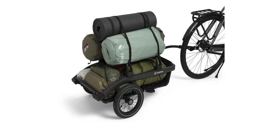 Hamax Venture Cargo trailer loaded with everyday gear