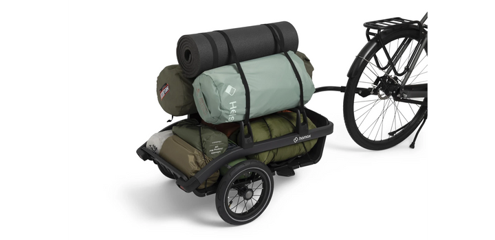 Hamax Venture Cargo trailer loaded with everyday gear