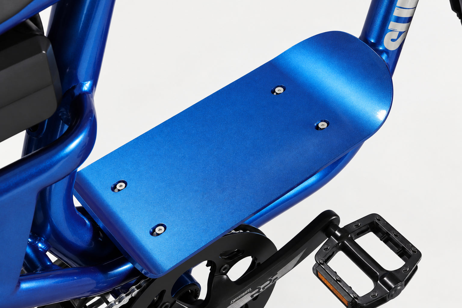 Nova V3 blue step-through frame and foot platform